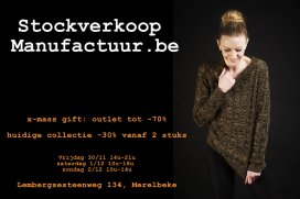 Stockverkoop Manufactuur.be